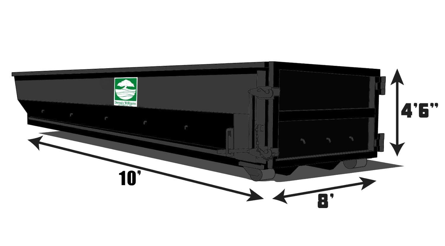 12 Yard Tannahill roll-off dumpster