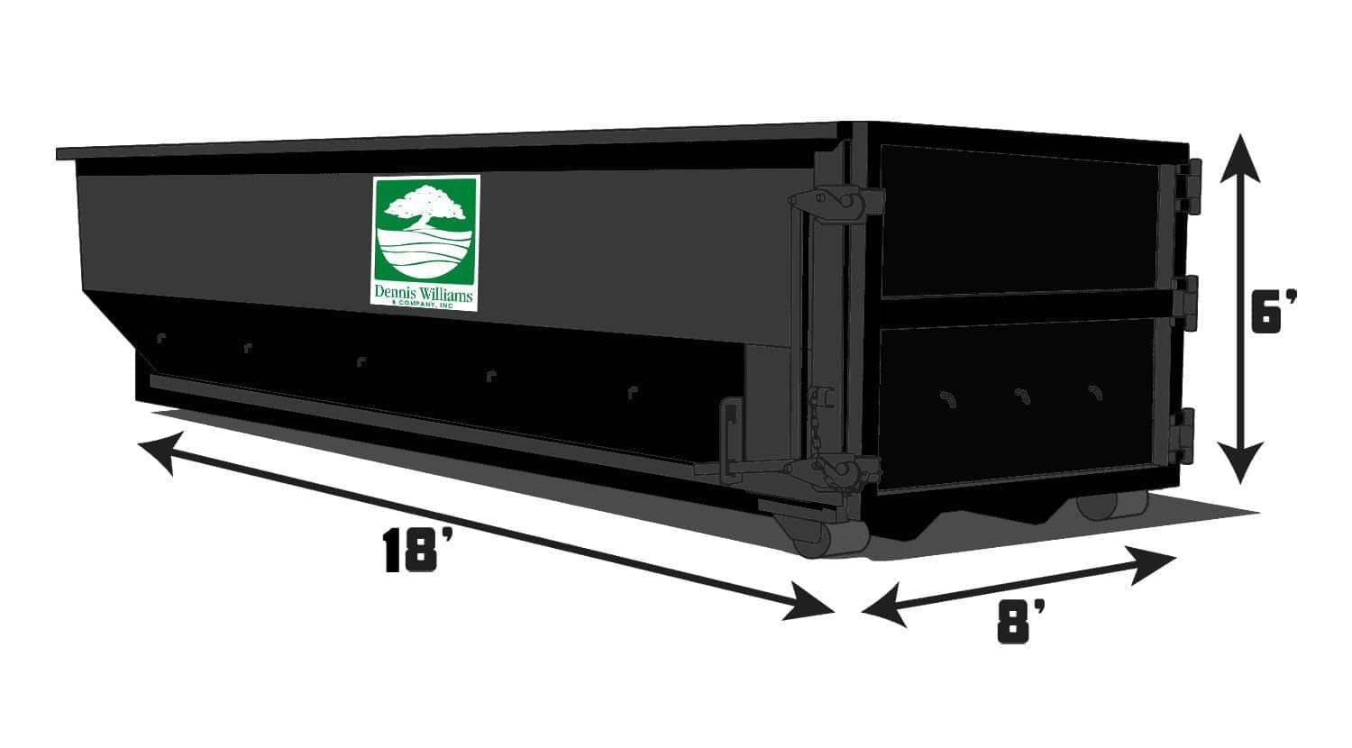 30 Yard Tannahill roll-off dumpster